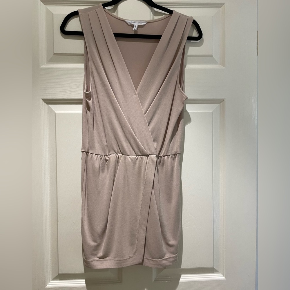 BCBGeneration Beige Romper size Small